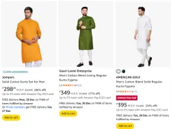 Fast | Mens Kurta Sets @ Starting ₹298