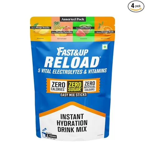Image of Fast&Up Reload Electrolytes Powder for Hydration 5 Essential Electrolytes + Vitamin C & B12 