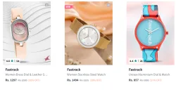 Fastrack Analog watch Minimum 50% Discount