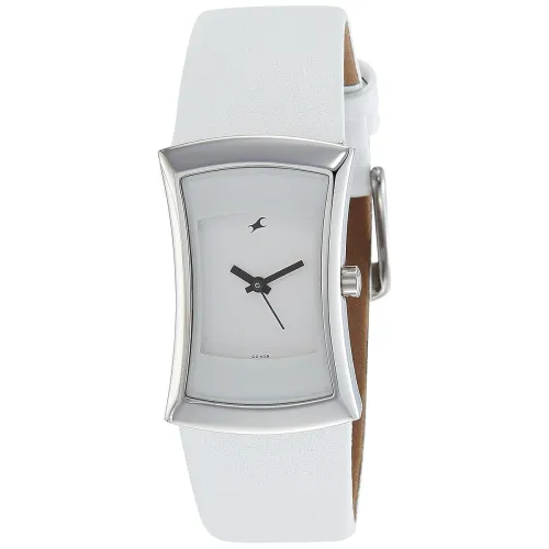 Image of Fastrack Analog White Dial Women's Watch (Nl6093Sl01/Np6093Sl01)