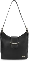 Fastrack  Black Women Sling Bag Solid