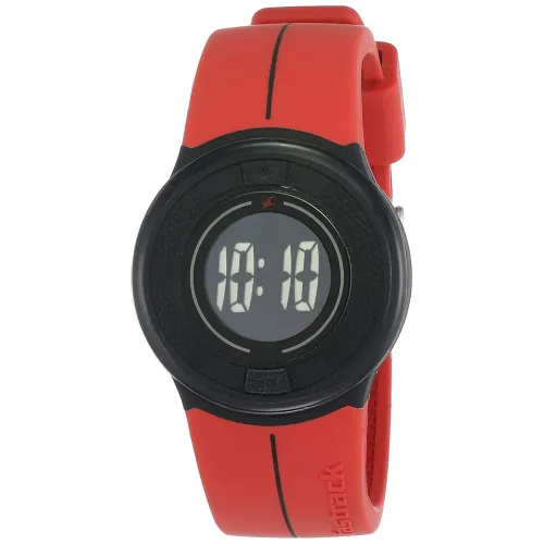 Image of Fastrack Digital Black Dial Plastic Strap Watch for Girls-