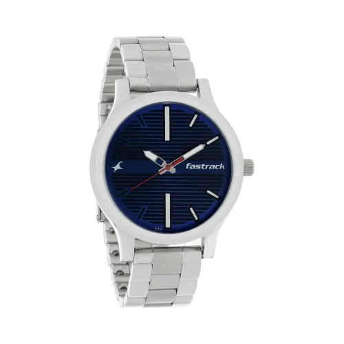 Image of Fastrack Fundamentals Analog Blue Dial Men's Watch NM38051SM03/NN38051SM03