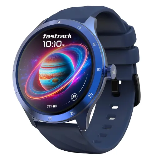 Image of Fastrack Jupitor R2 Smartwatch – BT Calling, Blue