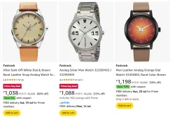 Fastrack Men Analog Watch Minimum 50% Discount