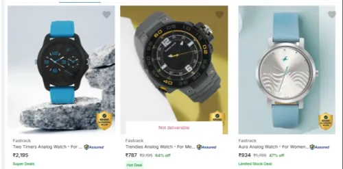 Image of Fastrack  men watches up to 64% Discount 