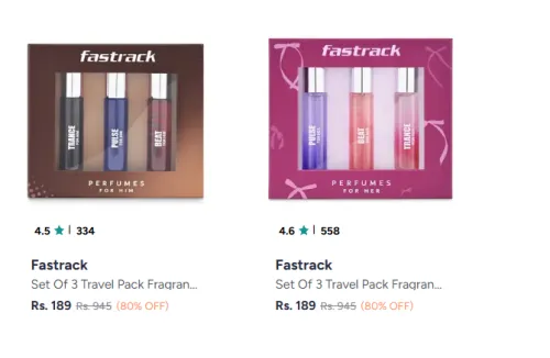 Image of Fastrack Perfume Gift Set Starting at ₹189
