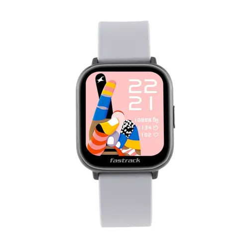 Image of Fastrack Reflex Vybe Smartwatch (HD Display, 50+ Sports Modes, Grey) 
