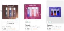 Fastrack Set of 3 Fragreance Starting @ ₹283
