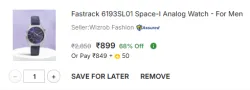 Fastrack  Space-I Analog Watch - For Men 6193SL01