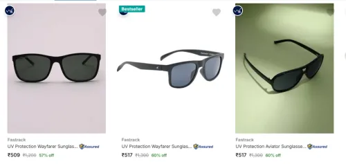 Image of Fastrack Sunglasses at minimum 57% Discount