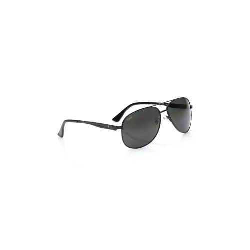 Image of Fastrack Tees Black Aviator Sunglasses for unisex