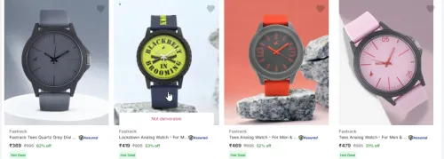 Image of Fastrack Tees Quartz Grey Dial Grey Silicone Strap Unisex Analog Watch