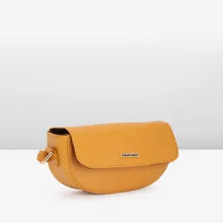 Fastrack Textured PU Half Moon Sling Bag