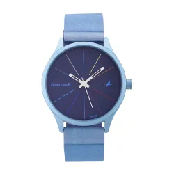 Fastrack Topicals Analog Unisex Watch with Blue Dial