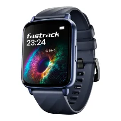 Fastrack Volt S1 Smart Watch for Man and Women Latest with 1.83" Display, Silicone Strap, BT Calling, 100+ Sports Modes, Heart Rate, SpO2, IP68, Ideal Smartwatch for Boys and Girls (Blue)