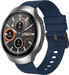 Fastrack VOX CirQ, 1.38 TFT Display, AI Chat, Fast Charge, IP68, BT Calling Smartwatch Smartwatch (Blue Strap, Free Siz
