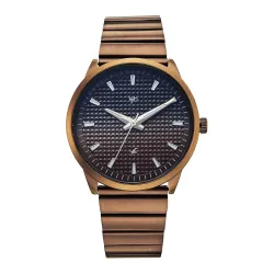 Fastrack Vyb Arcane with Quartz Analog Black+Coffee Dial Coffee Brown Stainless Steel Strap Watch for Men - FV30047QM01W