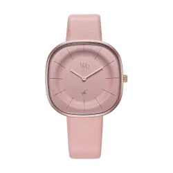 Fastrack Vyb Successor Leather Strap Watch for Girls 