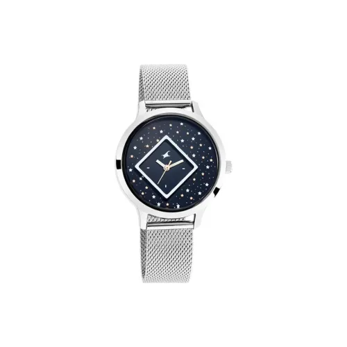 Image of Fastrack Women Metal X Ananya Panday-Fit Out Analog Blue Dial Watch