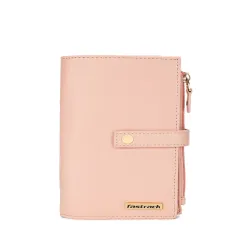 Fastrack Women Pink Solid Two Fold Wallet