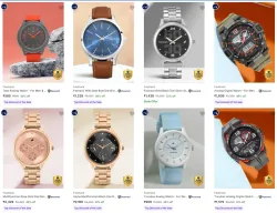 Fastrack Wrist Watches at minimum 50% Discount