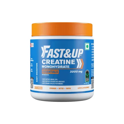 Image of Fast&Up Creatine Monohydrate Powder | 100% Pure Micronized Creatine Supplement