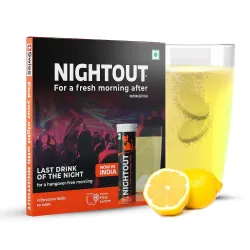 Fast&Up NightOut | 4 Effervescent tabs | Instant Hangover Relief