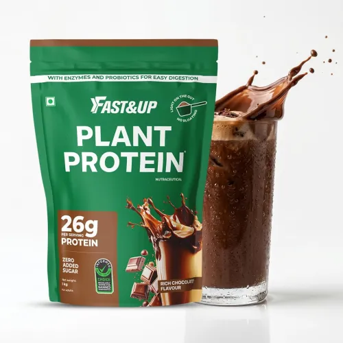 Image of Fast&Up Plant Protein Powder with Rich Chocolate Flavour