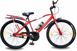 Fastway Bicycle HOPPER JETPRO IBC 26T M.RED, WITH 90% ASSEMBLED 26 T (inch) Road Cycle  (Single Speed, Red, Rigid)