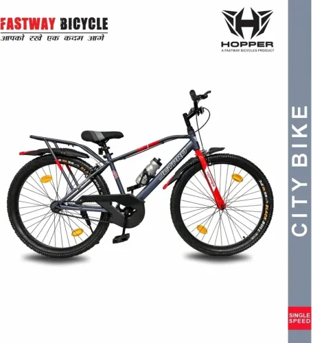 Image of Fastway Hopper JetPro IBC 26T Road Cycle – Single Speed, Grey