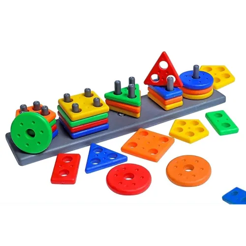 Image of Fat Brain Toys Smart Activity Fun&Learning Blocks Geometrics, Educational & Learning