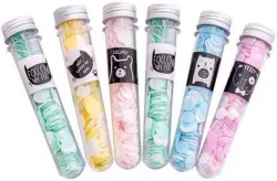 FATFISH (Pack Of 6) Flower Design Paper Soap Clean Soft Bath