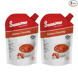 Fazlani Sausome Momo Chutney | Vegan, Flavorful & Gluten-Free & Trans Fat-Free | Perfect for Dipping Steamed or Fried Mo