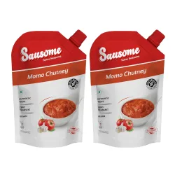 Fazlani Sausome Momo Chutney | Vegan, Flavorful & Gluten-Free & Trans Fat-Free | Perfect for Dipping Steamed or Fried Mo