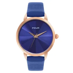 FCUK Analog Blue Dial Womens Watch-FK00037A