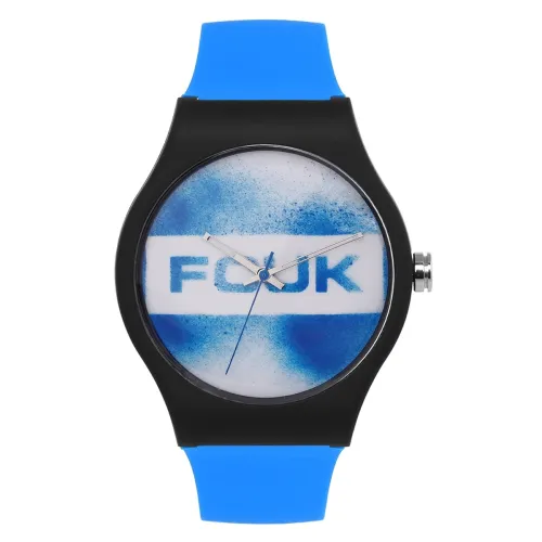 Image of FCUK Analog Blue Dial Men's Watch-FC176U