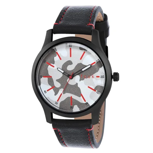 Image of FCUK Analog Mens Leather Watch