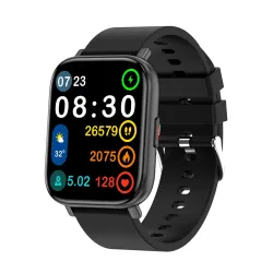 FCUK Fit Pro Full Touch 1.69 Superior Display Smartwatch (Color: Black)