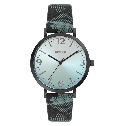 Image of FCUK Green Dial Analog Quartz Watch for Women - FK00031E