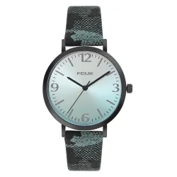 FCUK Green Dial Analog Quartz Watch for Women - FK00031E