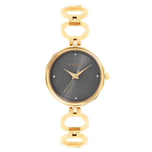 Image of FCUK Grey Dial Analog Watch for Women - FK00027J