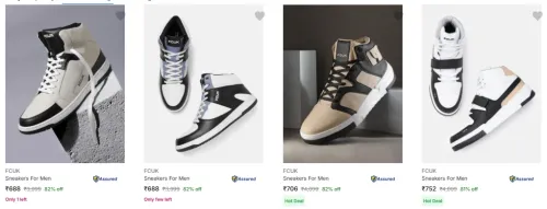 Image of Fcuk Men’s Casual Shoes Upto 82% Discount