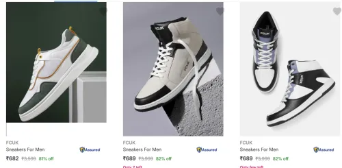 Image of Fcuk Men’s Casual Shoes Upto 83% Discount