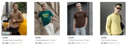 Fcuk Mens Clothing at minimum 82% Discount