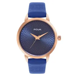 FCUK Navy Blue Dial Analog Watch for Women - FK00023C