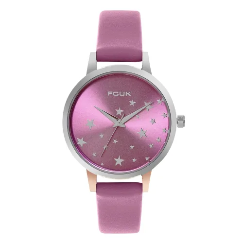 Image of FCUK Pink Dial Analog Watch for Women