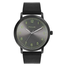 FCUK Rubber Analog Gray Dial Mens Watch