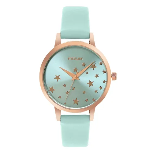 Image of FCUK Sea Green Dial Analog Watch for Women 