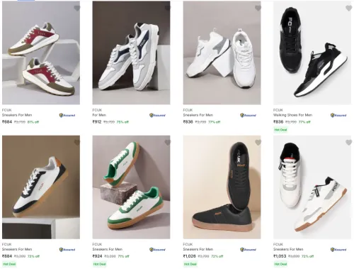 Image of FCUK Sneakers For Men starting @ ₹684